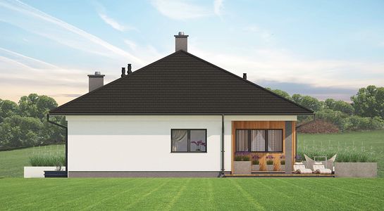 Фасад дома HEE-9636-32 Фасад дома HEE-9636-32