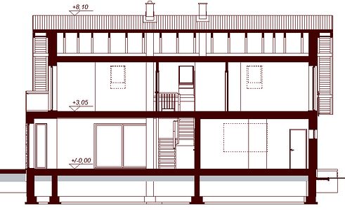 Фасад дома FCF-7797-78 Фасад дома FCF-7797-78