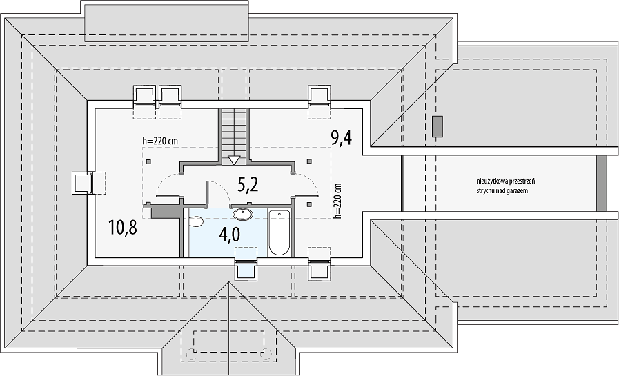 План 2 этажа дома CCB-1811-33 План 2 этажа дома CCB-1811-33
