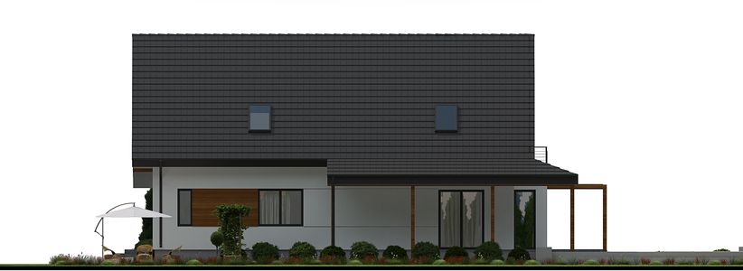 Фасад дома KBK-5516-64 Фасад дома KBK-5516-64